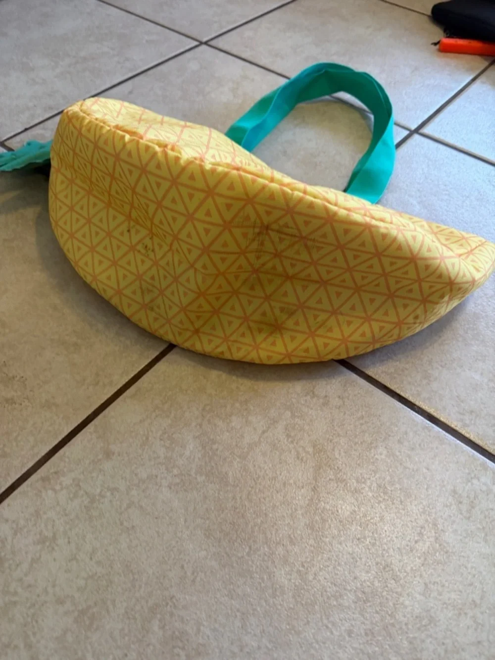 Pineapple 18 can cooler Tote Bag - Yellow & green
